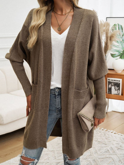 Cozy pocketed cardigan - soft acrylic blend