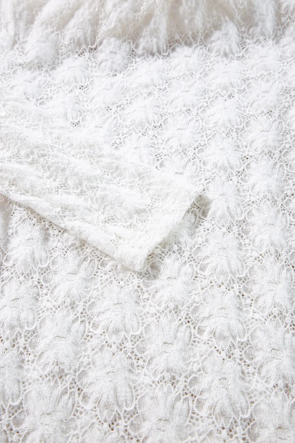 Lace Mock Neck Long Sleeve Top Coco’s Tee Boutique