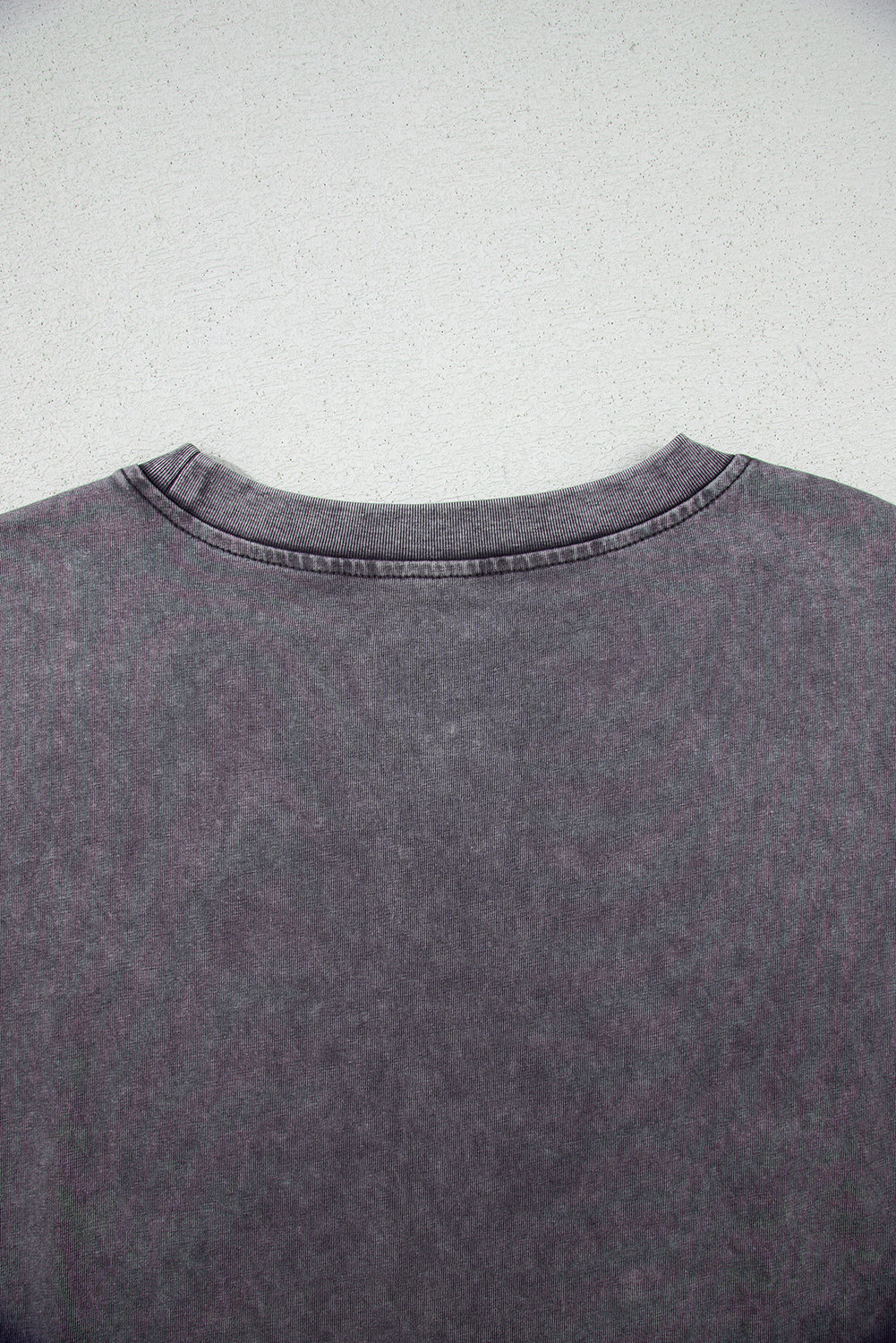 Medium Grey TEXAS Steer Head Graphic Mineral Wash T Shirt