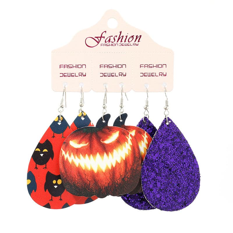 Gothic teardrop earrings - Halloween charm