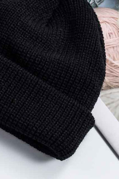 Cozy Rib-Knit Cuff Beanie.