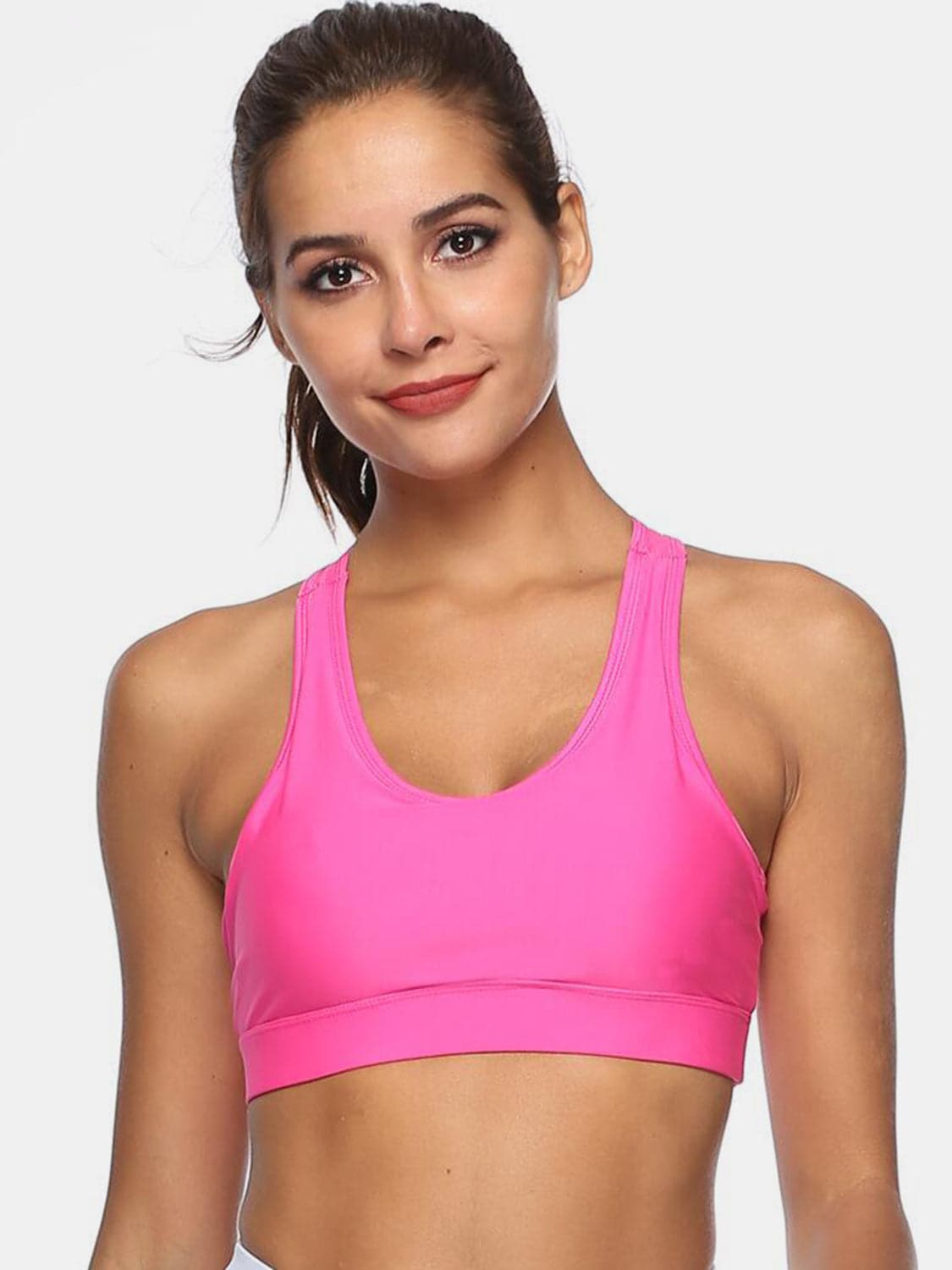 Cutout Scoop Neck Active Tank.