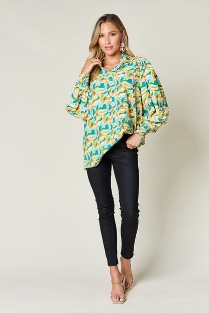 Double Take: Smocked Blouse, Long Sleeve