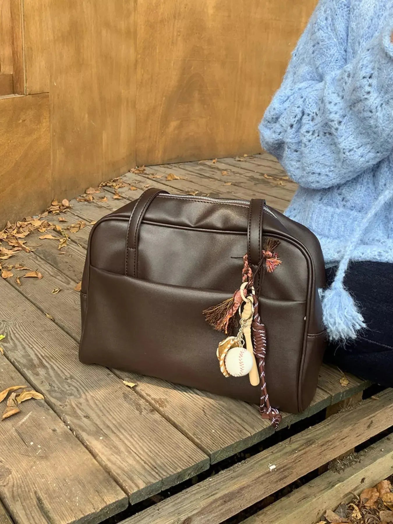 Classic Style Faux Leather Tote Bag Simply Love