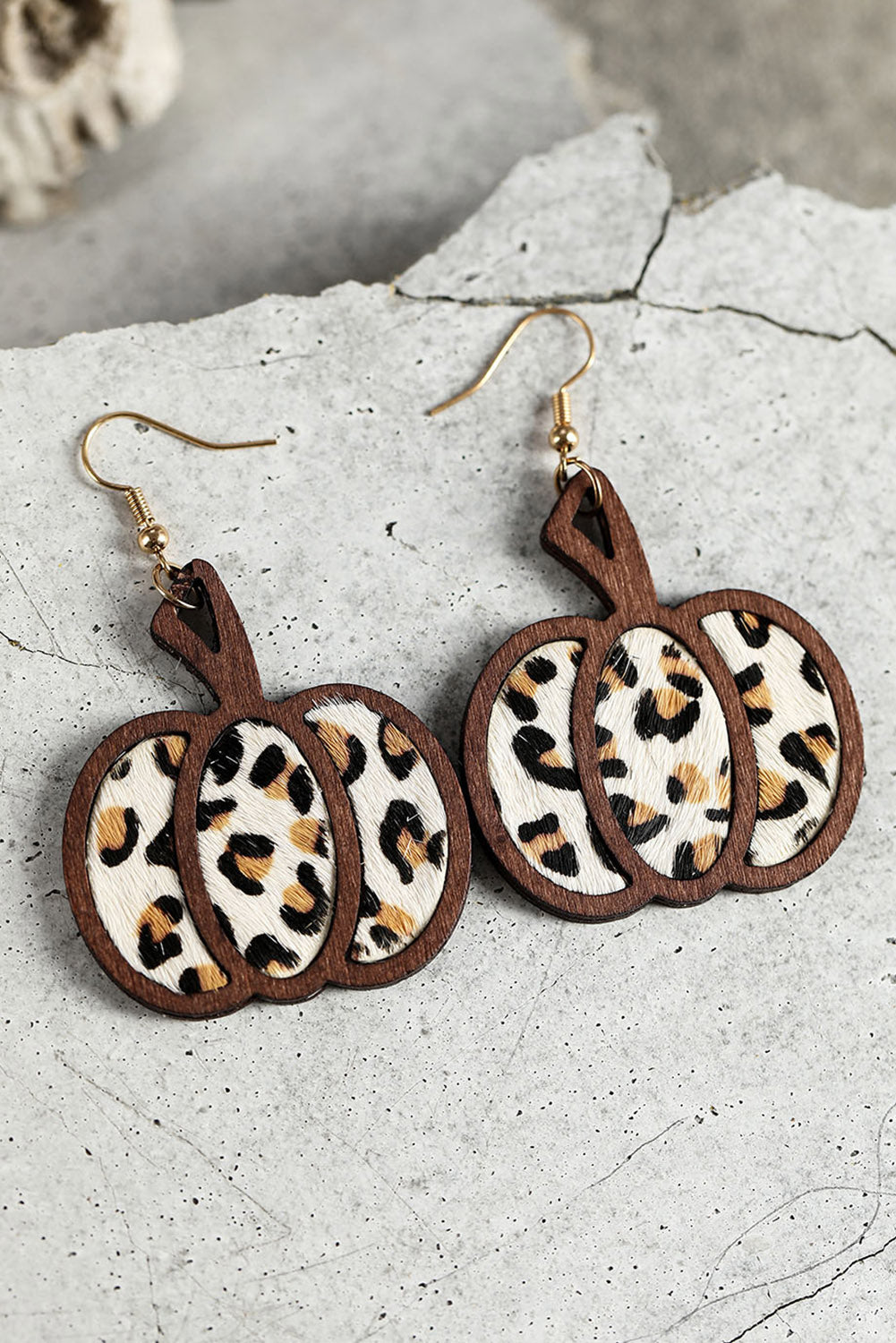 Colorful Animal Print Drop Earrings