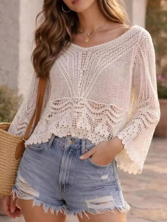 Lightweight Crochet Knit Cover Up Simply Love