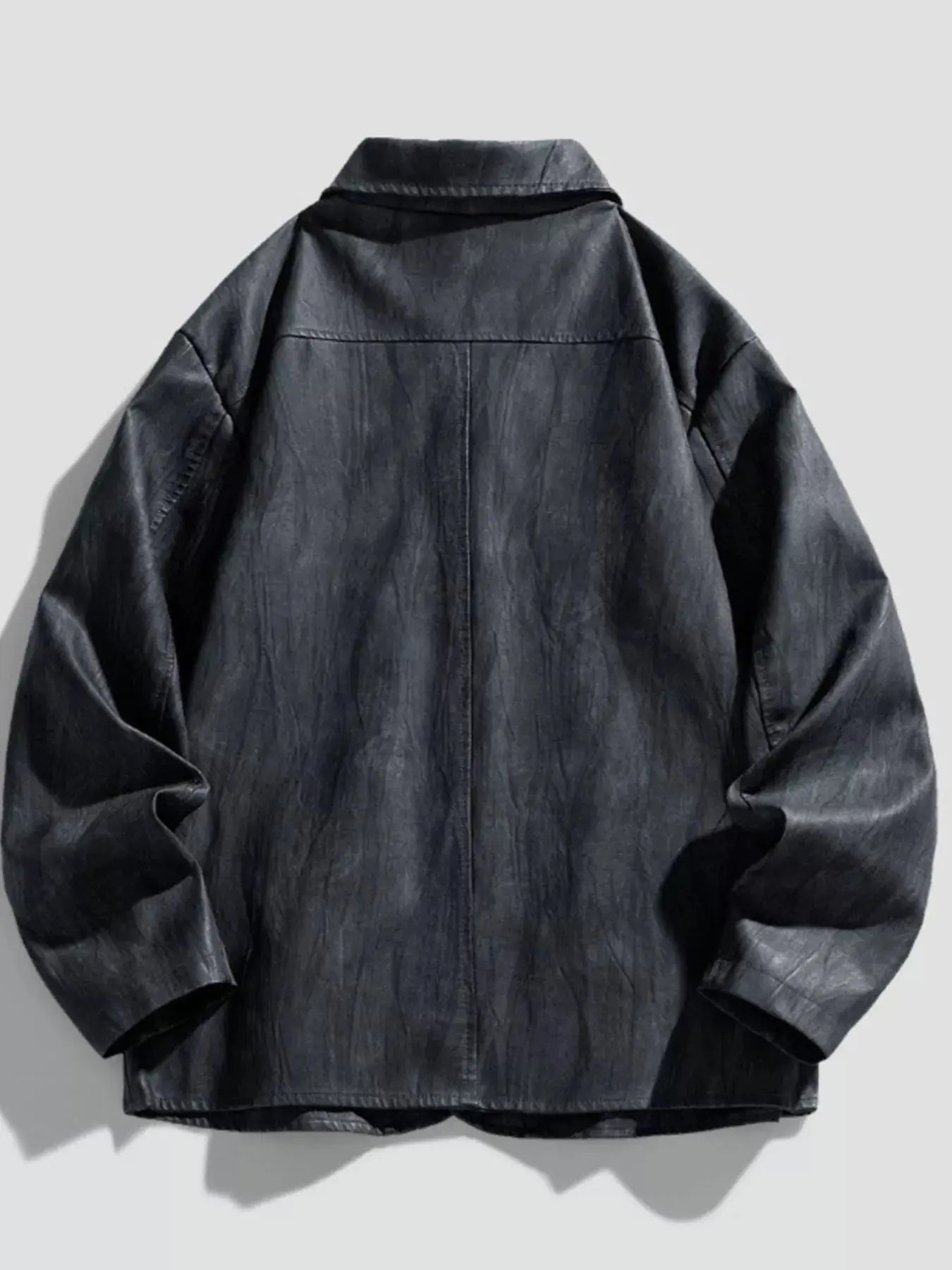 Men's Plus Size Button Up Long Sleeve Jacket Simply Love