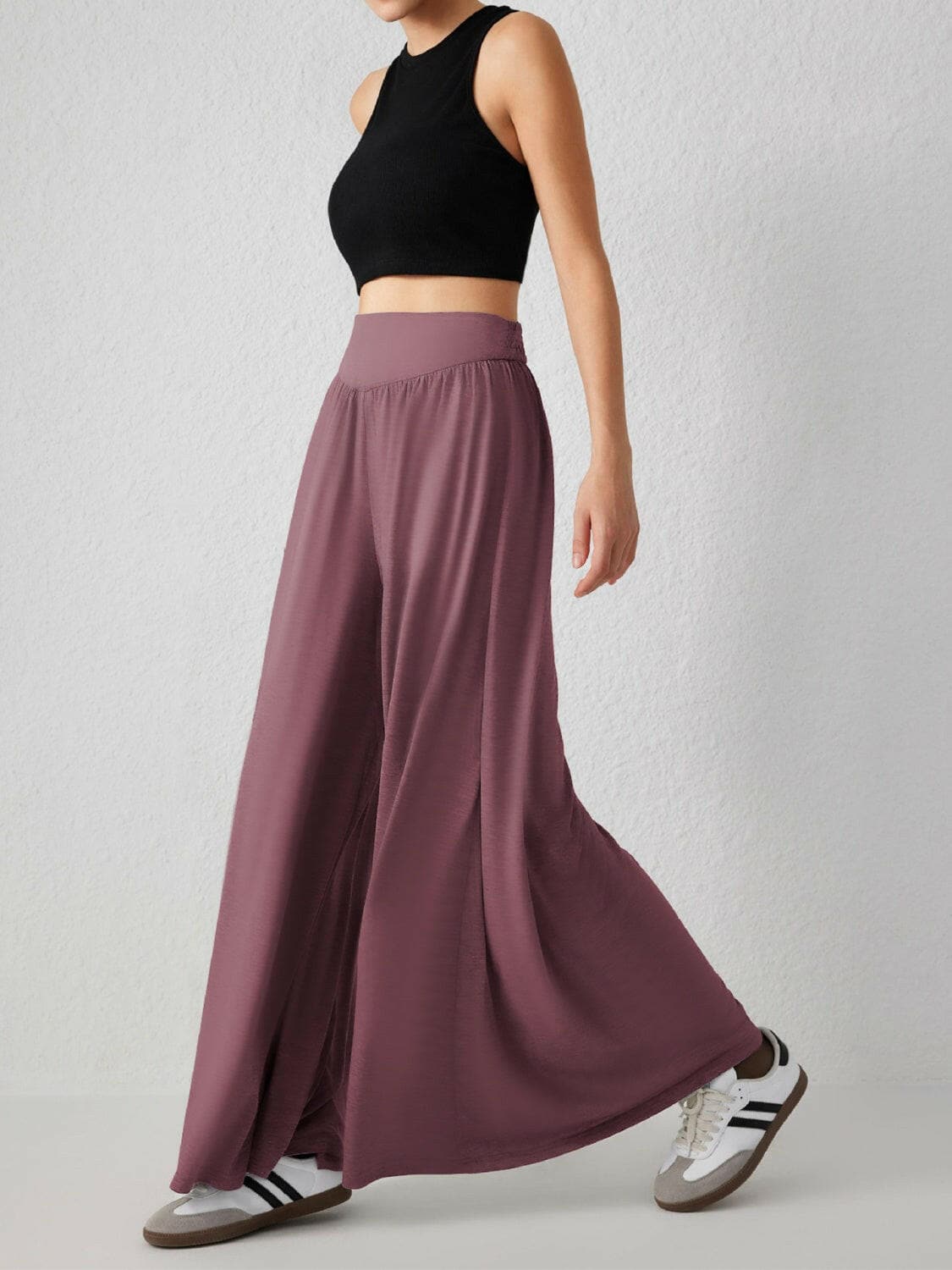 High Waist Wide Leg Pants.