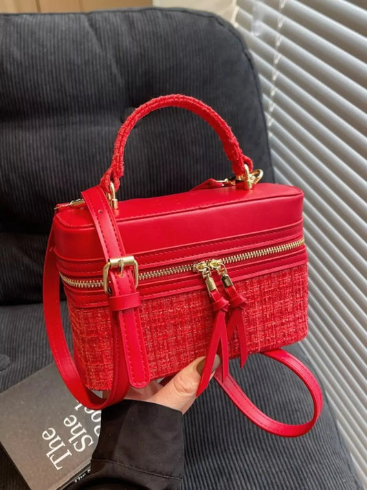 Boxy Top Handle Crossbody Bag Simply Love