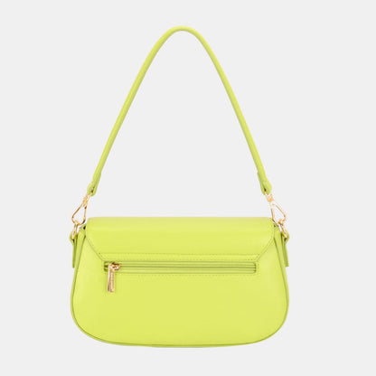 David Jones PU Leather Shoulder Bag.