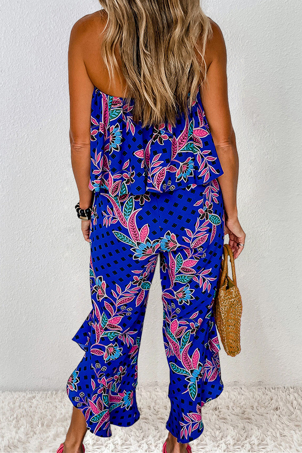 Printed Tube Jumpsuit Coco’s Tee Boutique