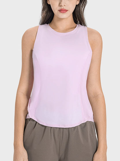 Round Neck Active Tank.