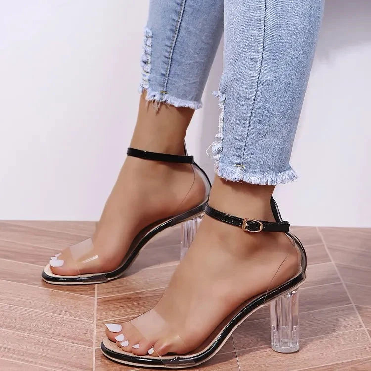 Block Heel Ankle Strap Sandals Coco’s Tee Boutique