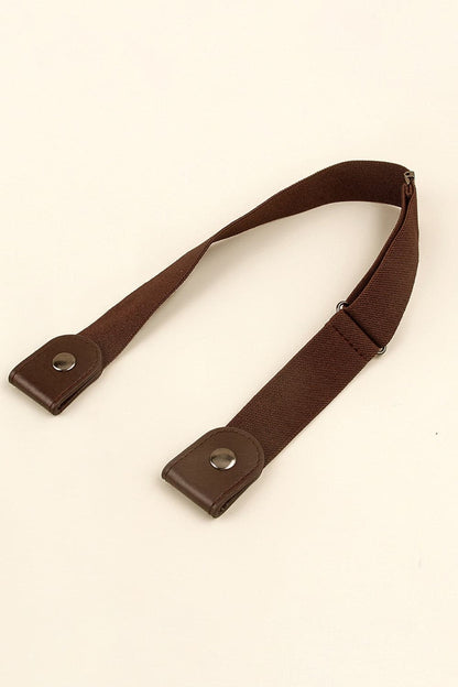 PU Elastic Snap Closure Belt.