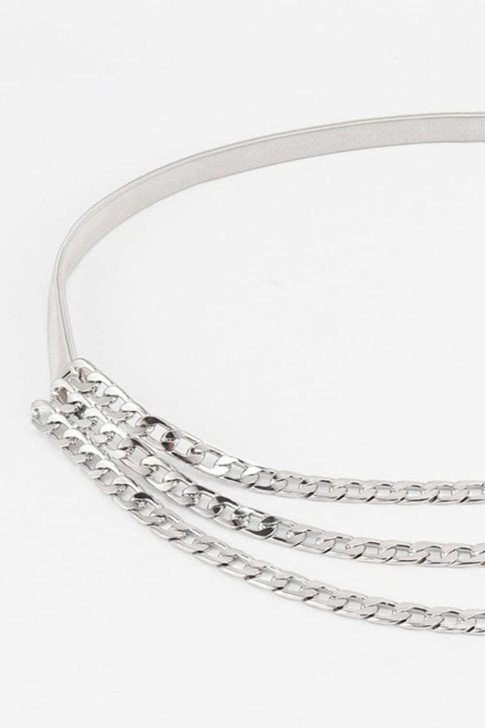 Metal Triple-Layered Chain Belt.