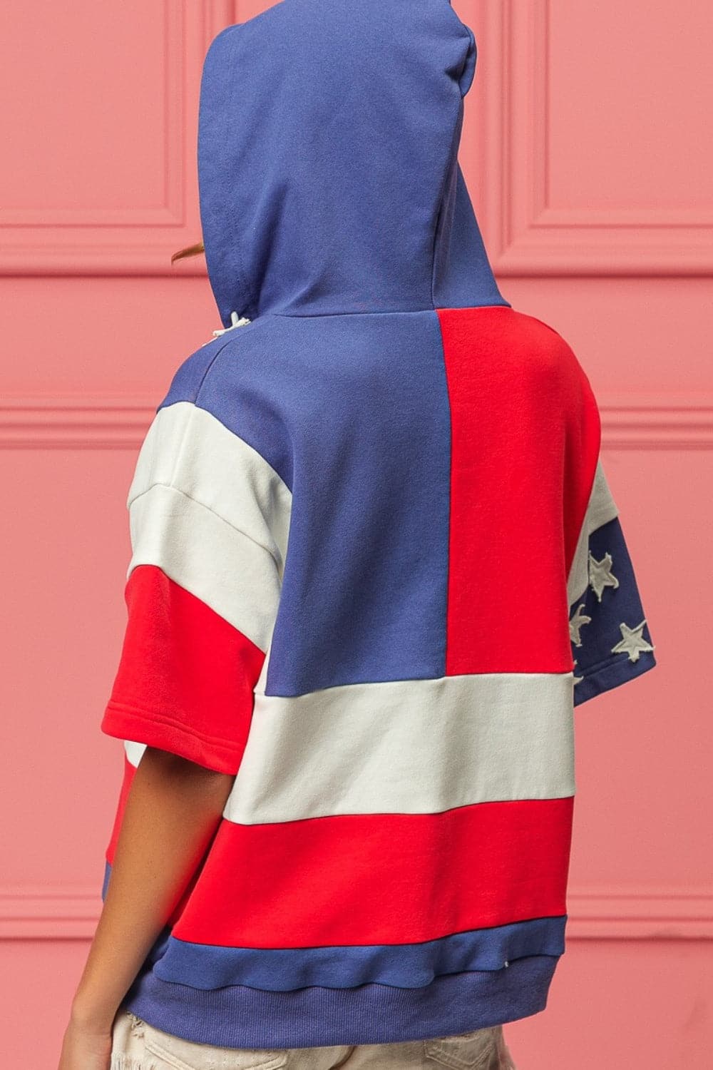 BiBi American Flag Theme Hoodie.