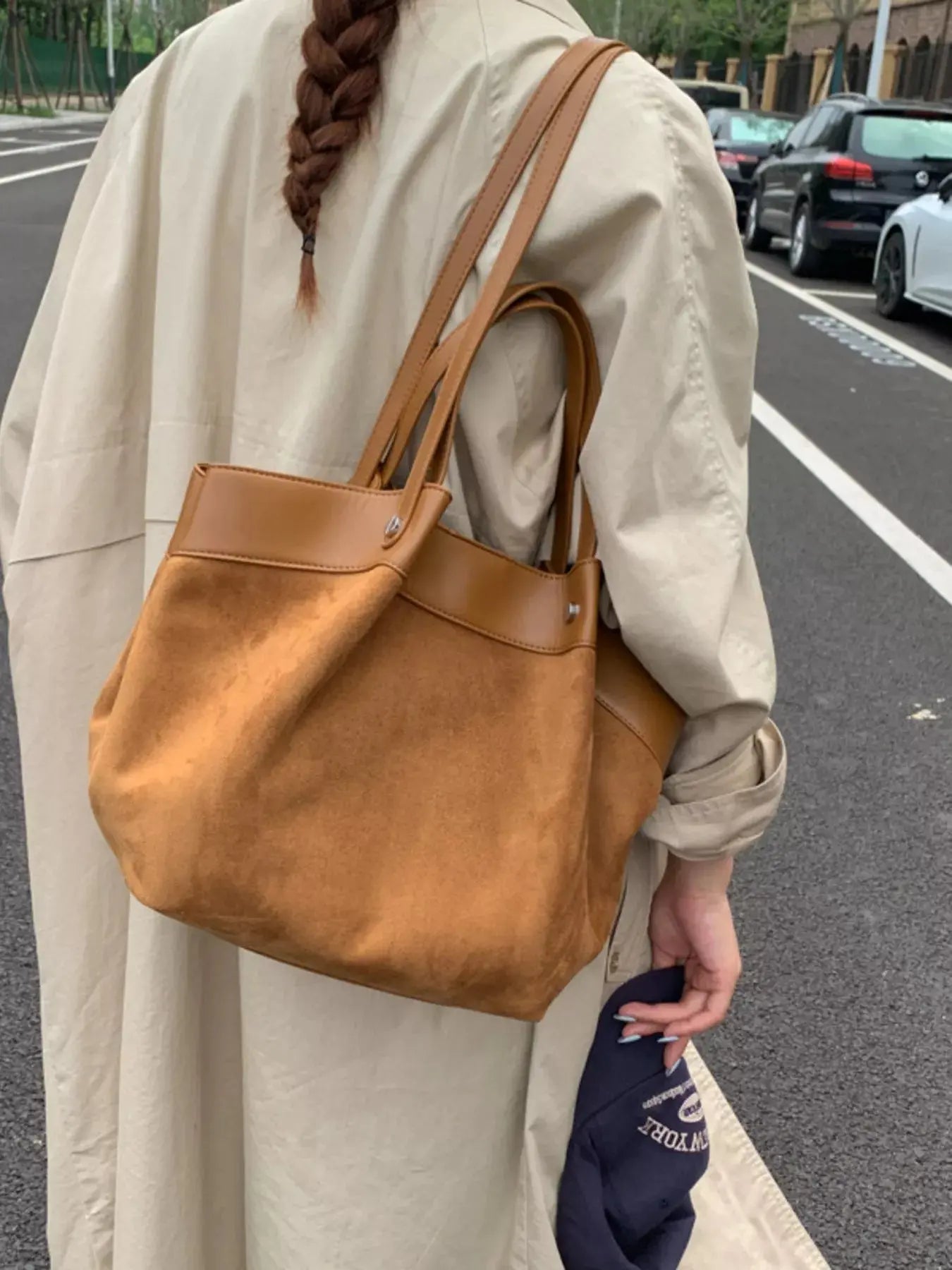 Lightweight Classic Color Tote Bag Simply Love