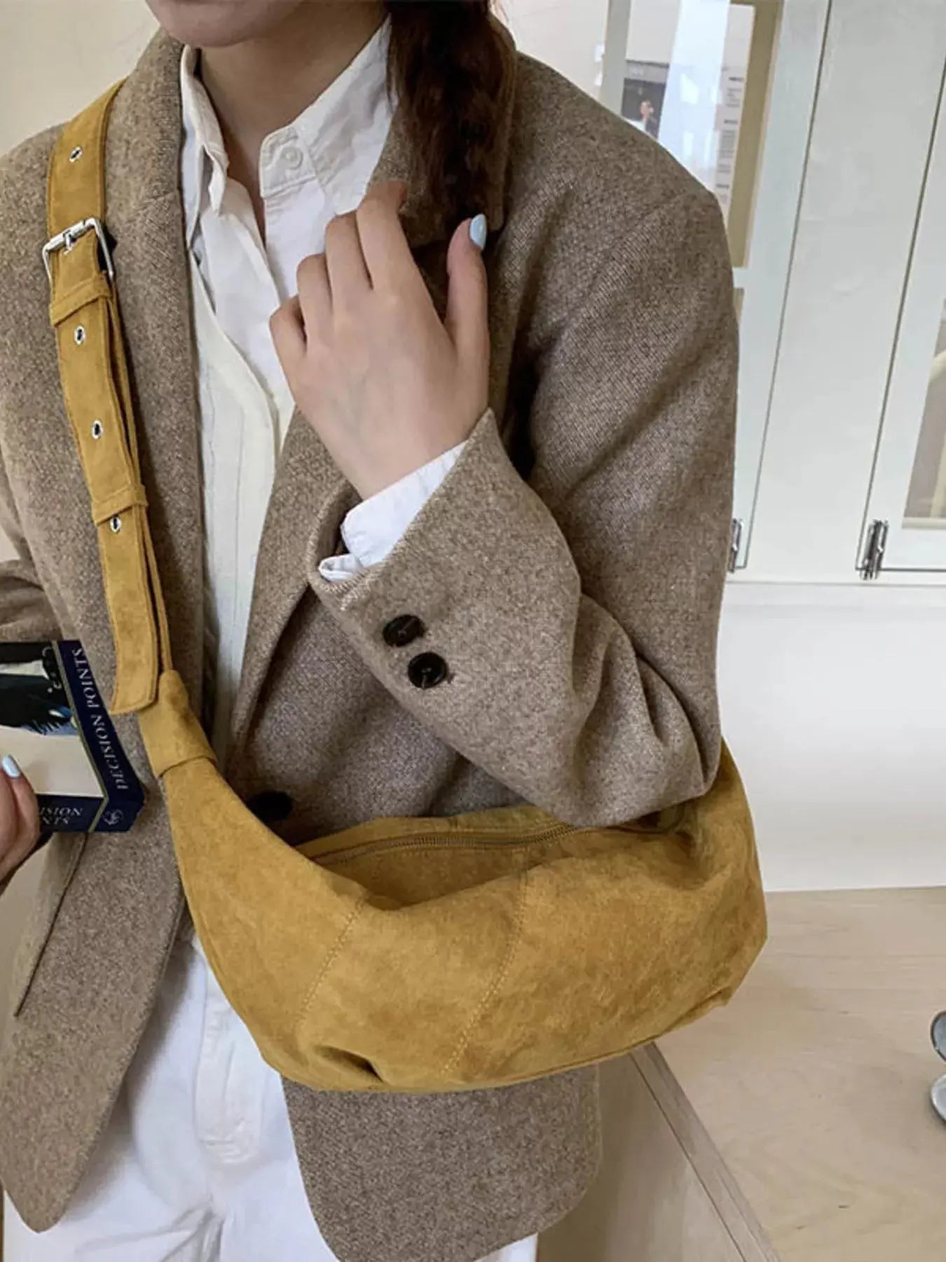 Casual Adjustable Strap Crossbody Bag Simply Love