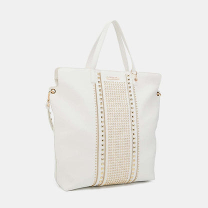 Nicole Lee USA Studded Large Tote Bag.