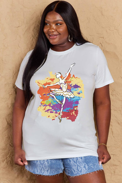 Simply Love: Ballet Dancer Cotton Tee