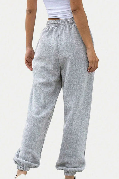 Comfy pocketed joggers with an elastic waistband