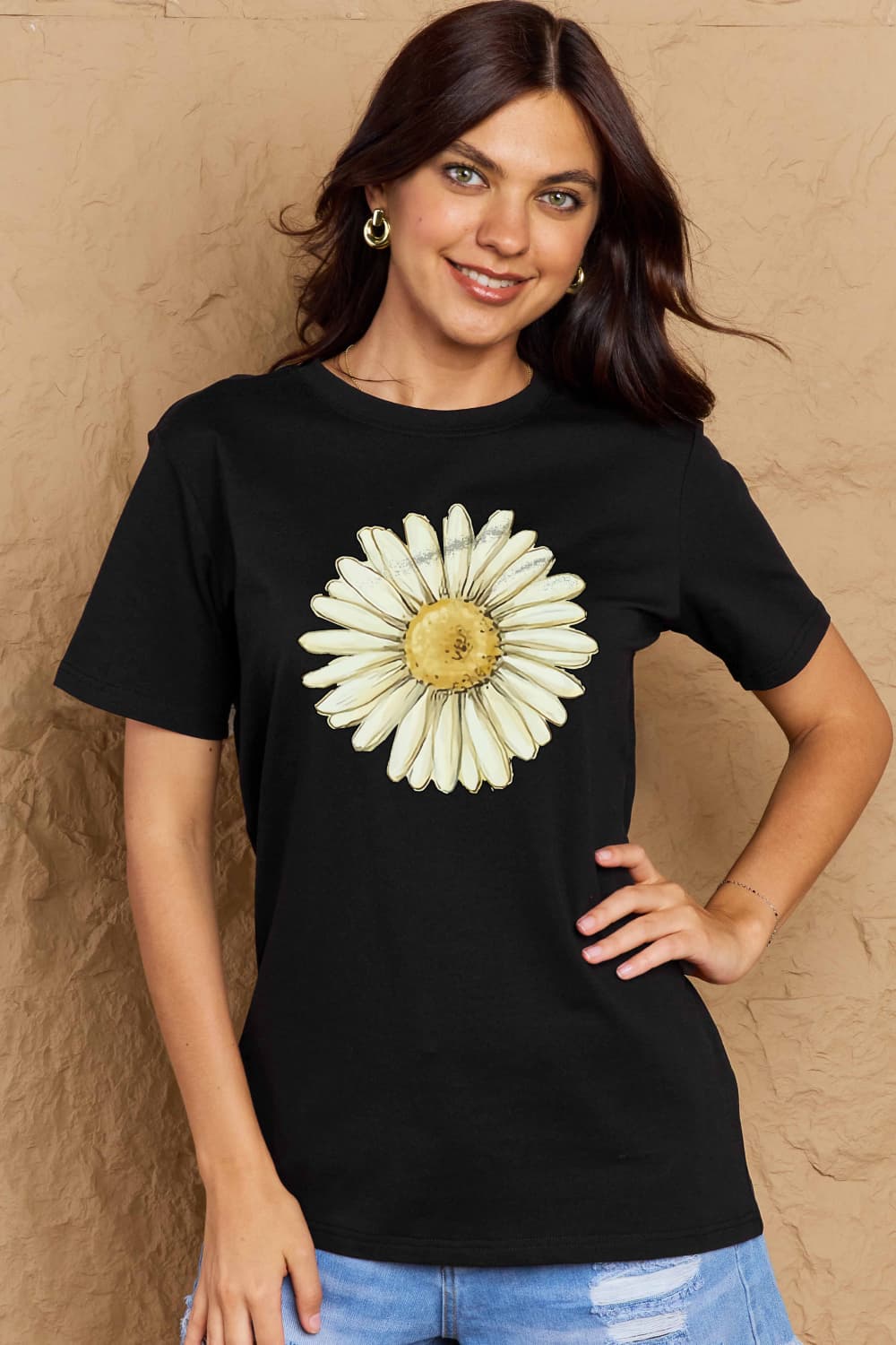 Simply Love: Flower Cotton Tee