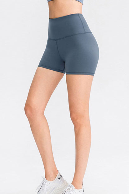 Wide Waistband Sports Shorts.