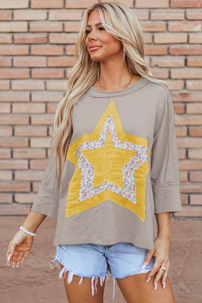 Star Applique Round Neck T-ShirtStar Applique Round Neck T-Shirt

Elevate your casual wardrobe with the Star Applique Round Neck T-Shirt. This stylish tee combines comfort and fashion, making it a Love Salve Star Applique Round NeckT-Shirts