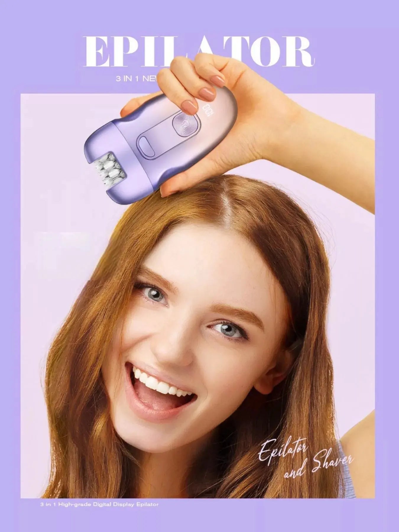 3 in 1 Portable Hair Removal Epilator Simply Love