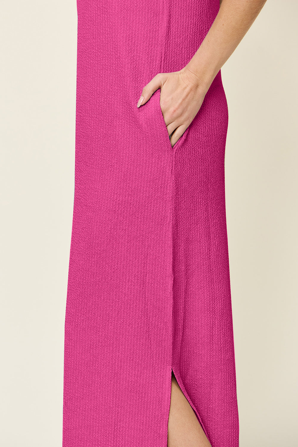 Double Take: Mock Neck Maxi Dress