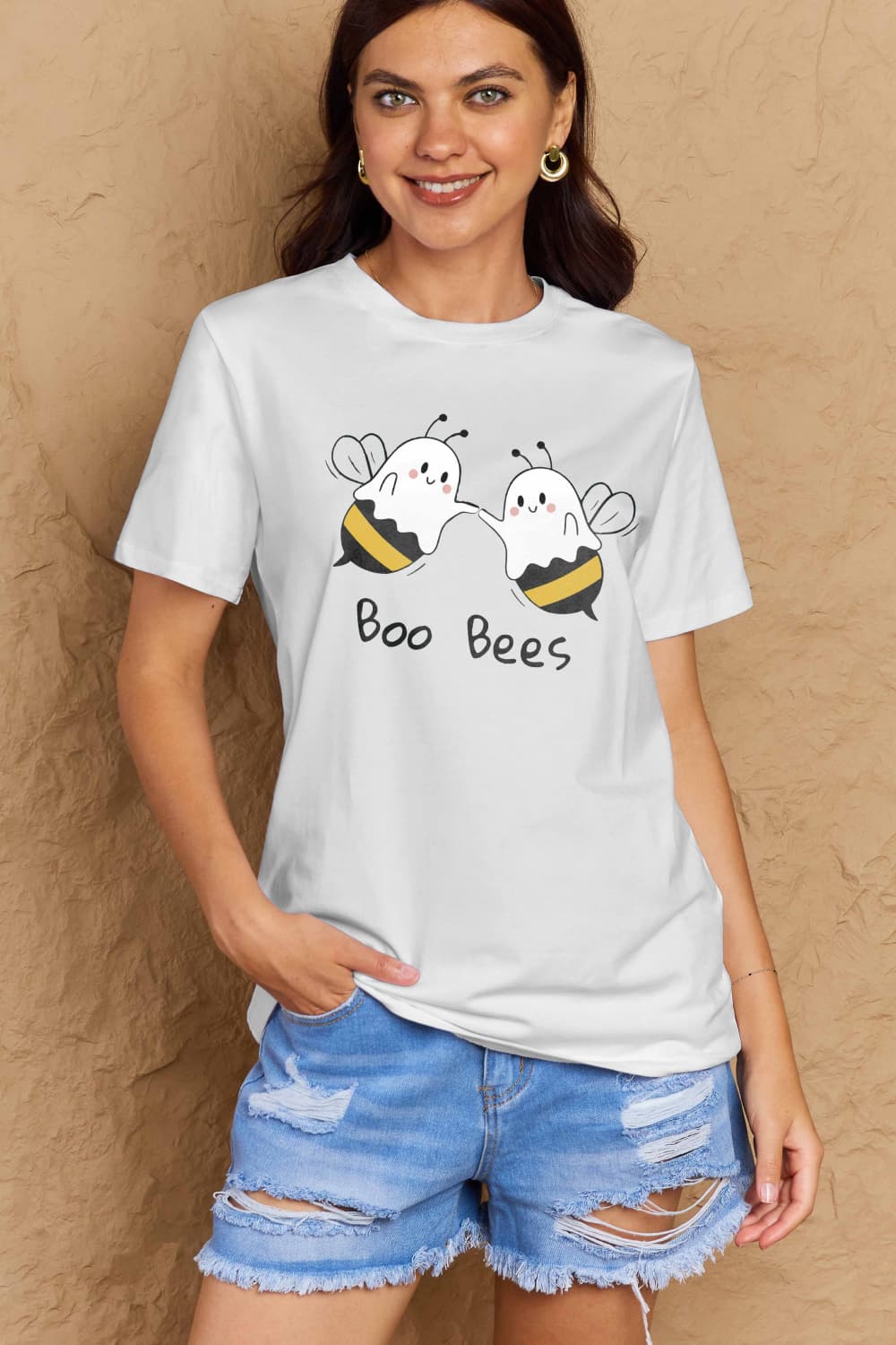 Simply Love Full Size BOO BEES Graphic Cotton T-Shirt Simply Love