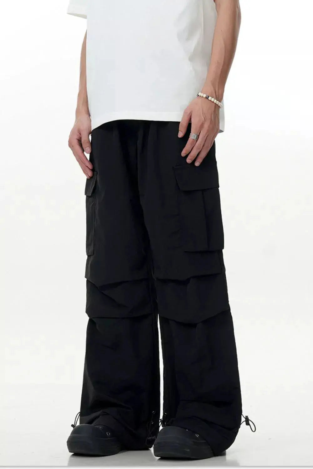 Men's Loose Fit Multi-Pocket Cargo Pants Simply Love