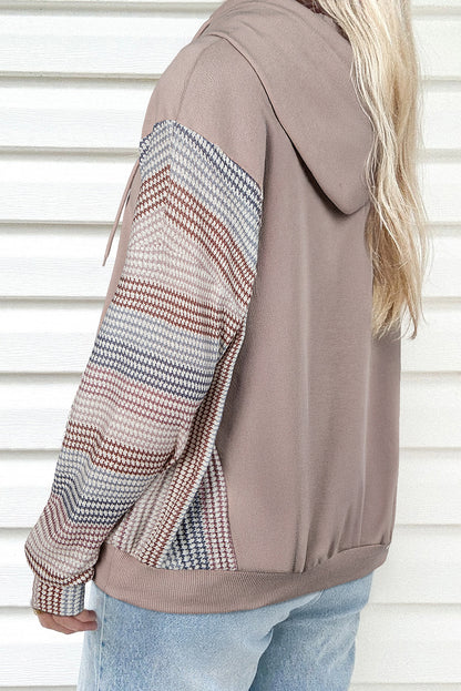 Dune Colorblock Patchwork Baggy Hoodie Oversized Unisex