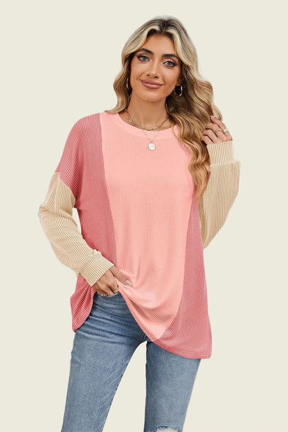 Double Take: Textured Long Sleeve Tee