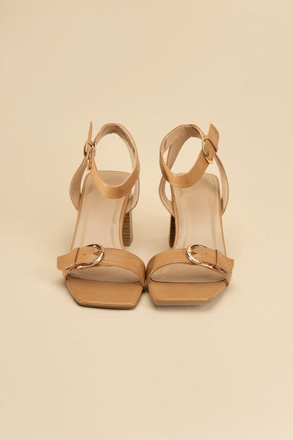 TREATY-S Buckle Sandal Heel.