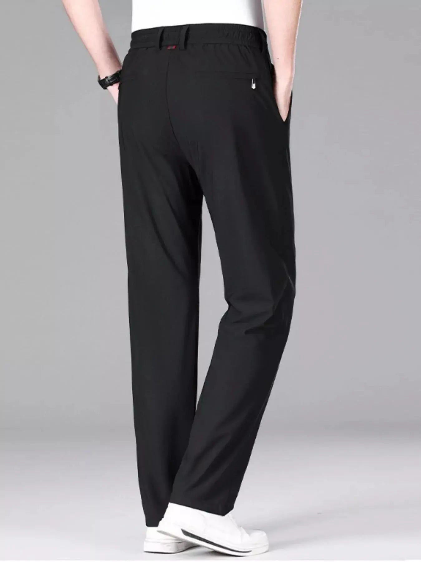 Men's Plus Size Lightweight Drawstring Casual Pants Simply Love