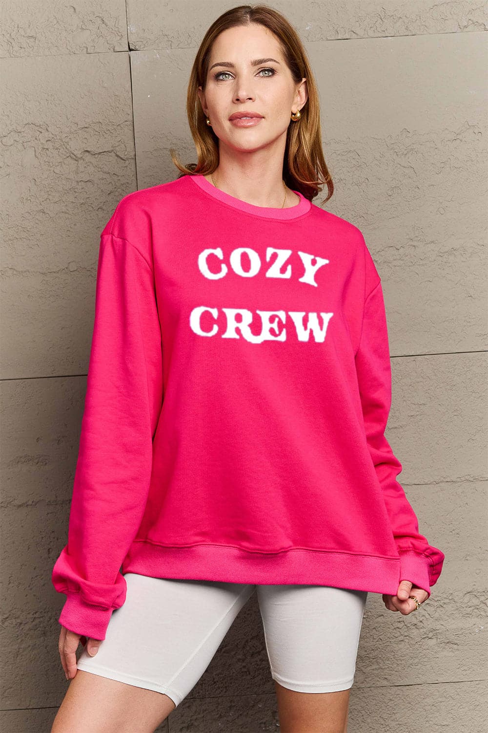 Simply Love Full Size COZY GREW Graphic Sweatshirt.