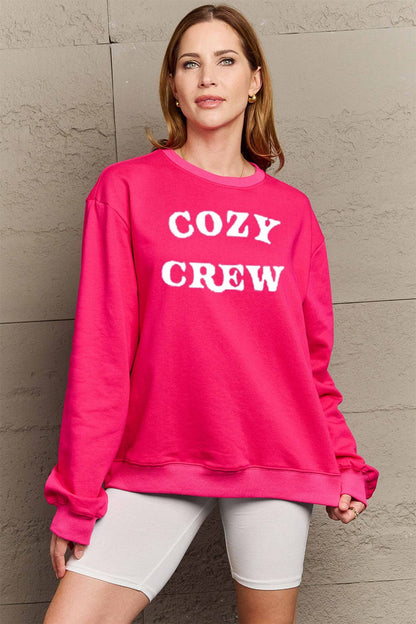 Simply Love Full Size COZY GREW Graphic Sweatshirt.