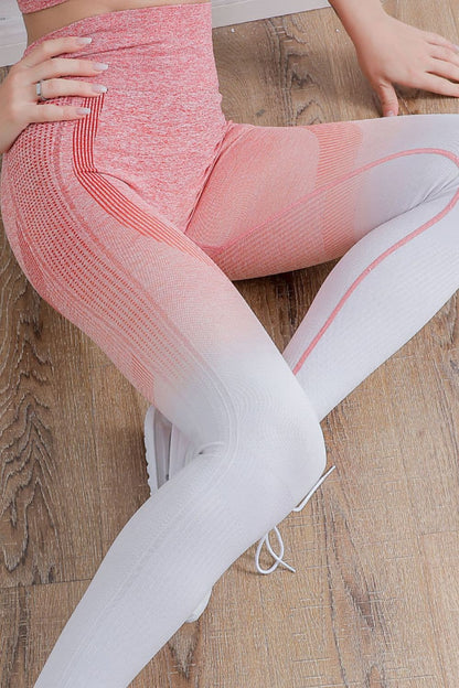 Gradient High Waist Sports Leggings.