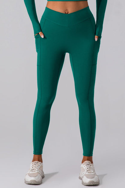 High Waist Active Leggings with Pockets.