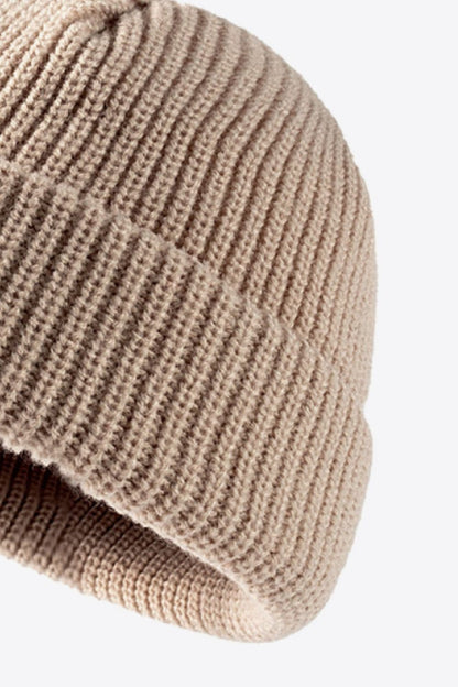 Calling For Winter Rib-Knit Beanie.