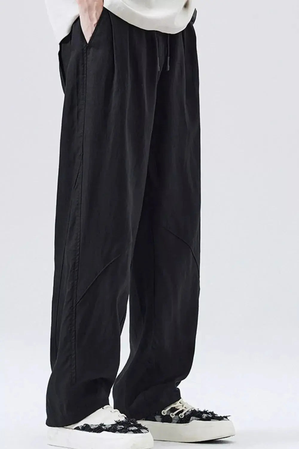 Men's Loose Fit Drawstring Casual Pants Simply Love