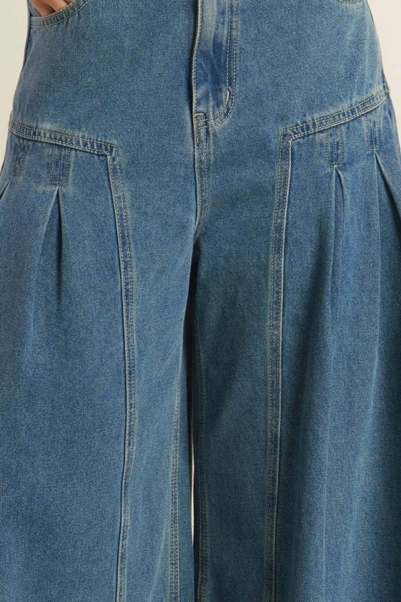 EFFORTLESS EDGE DENIM PANTS - Love Salve