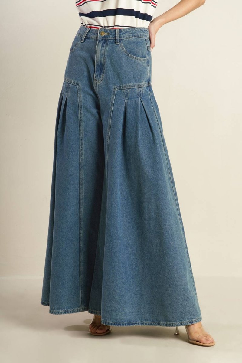EFFORTLESS EDGE DENIM PANTS - Love Salve
