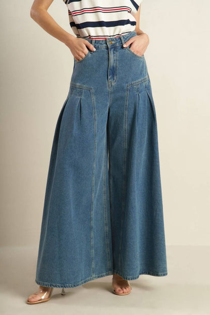 EFFORTLESS EDGE DENIM PANTS - Love Salve