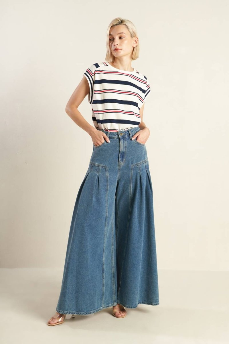EFFORTLESS EDGE DENIM PANTS - Love Salve
