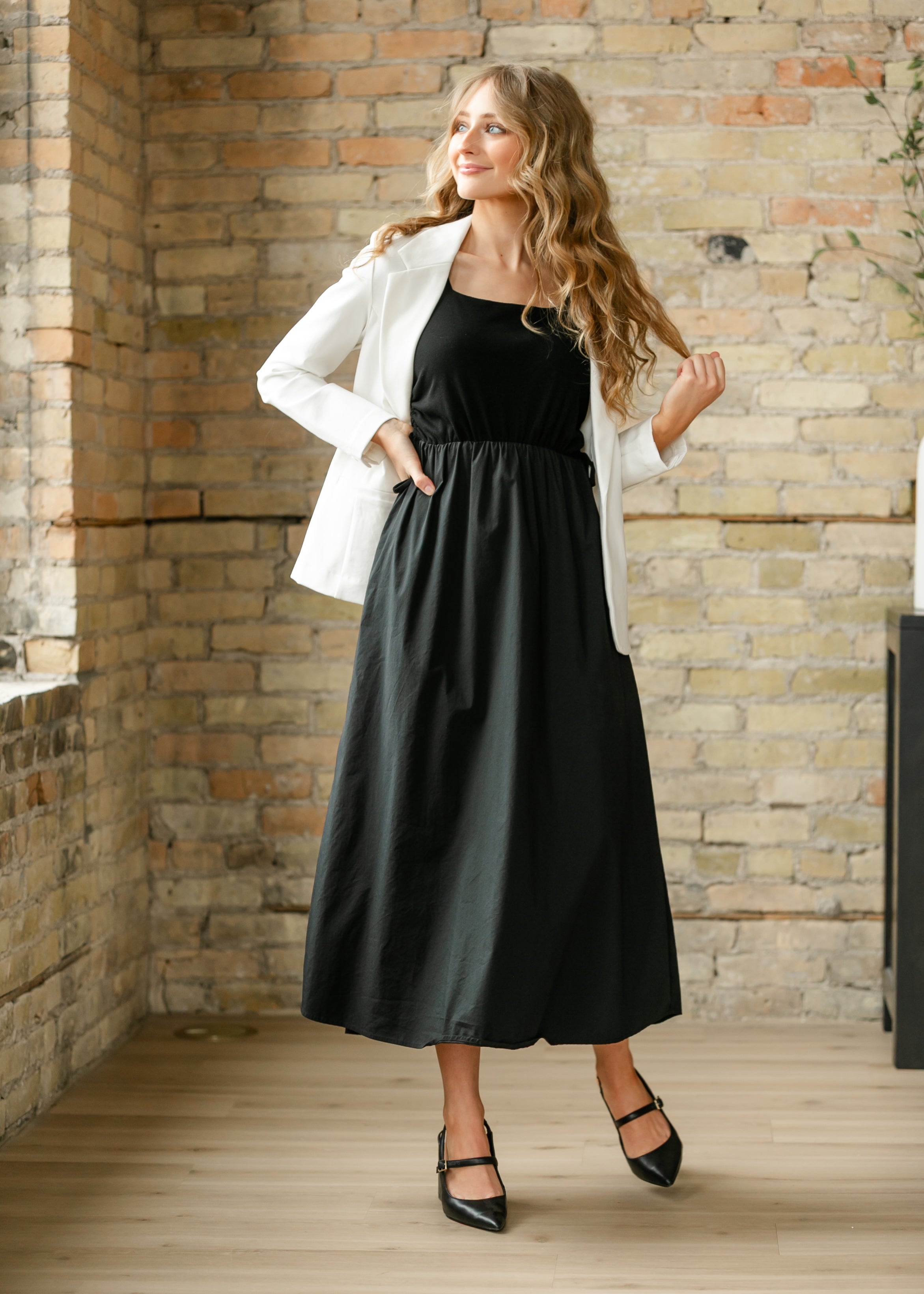 Eleanor A-line Maxi Dress Inherit Co.
