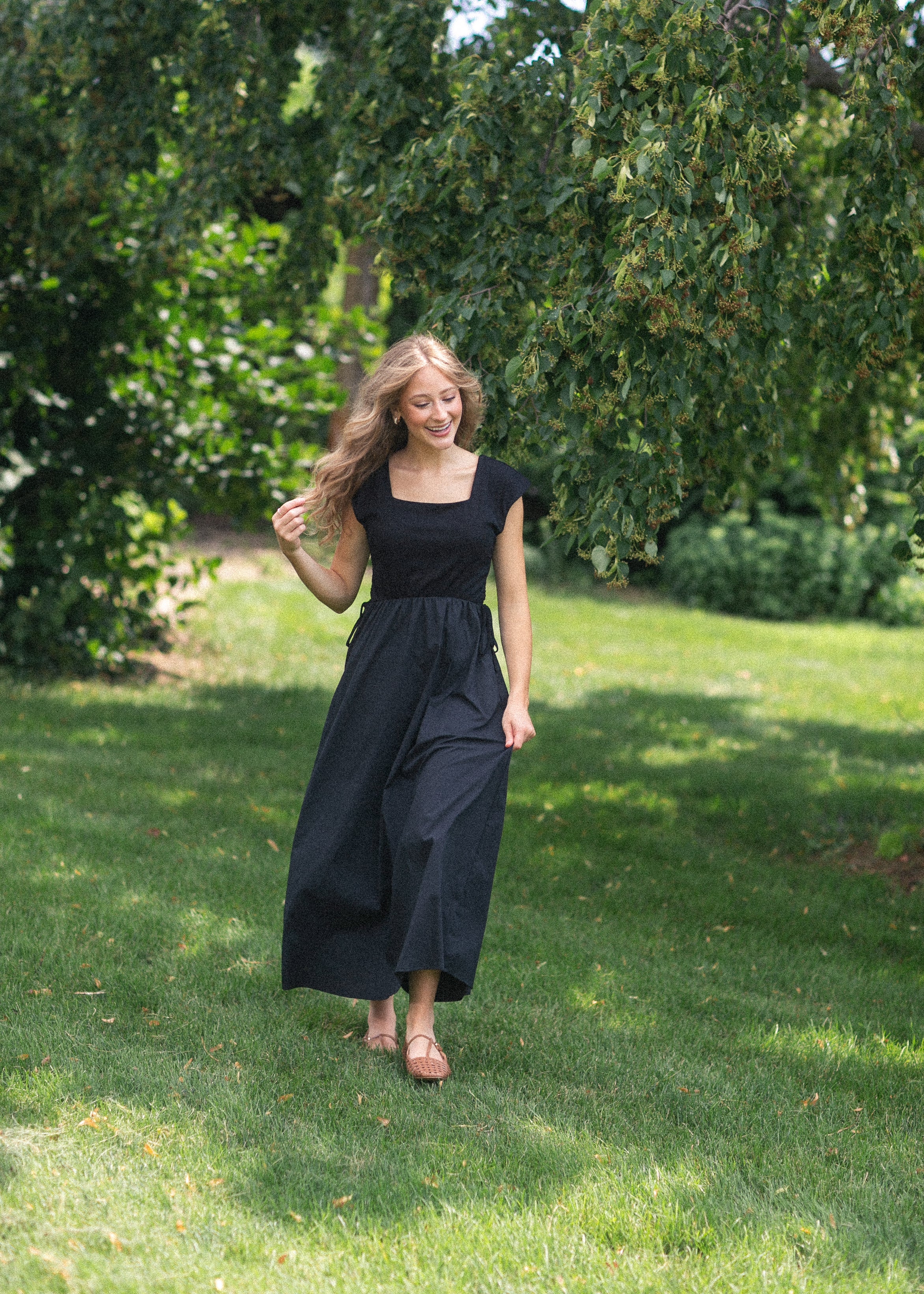 Eleanor A-line Maxi Dress Inherit Co.