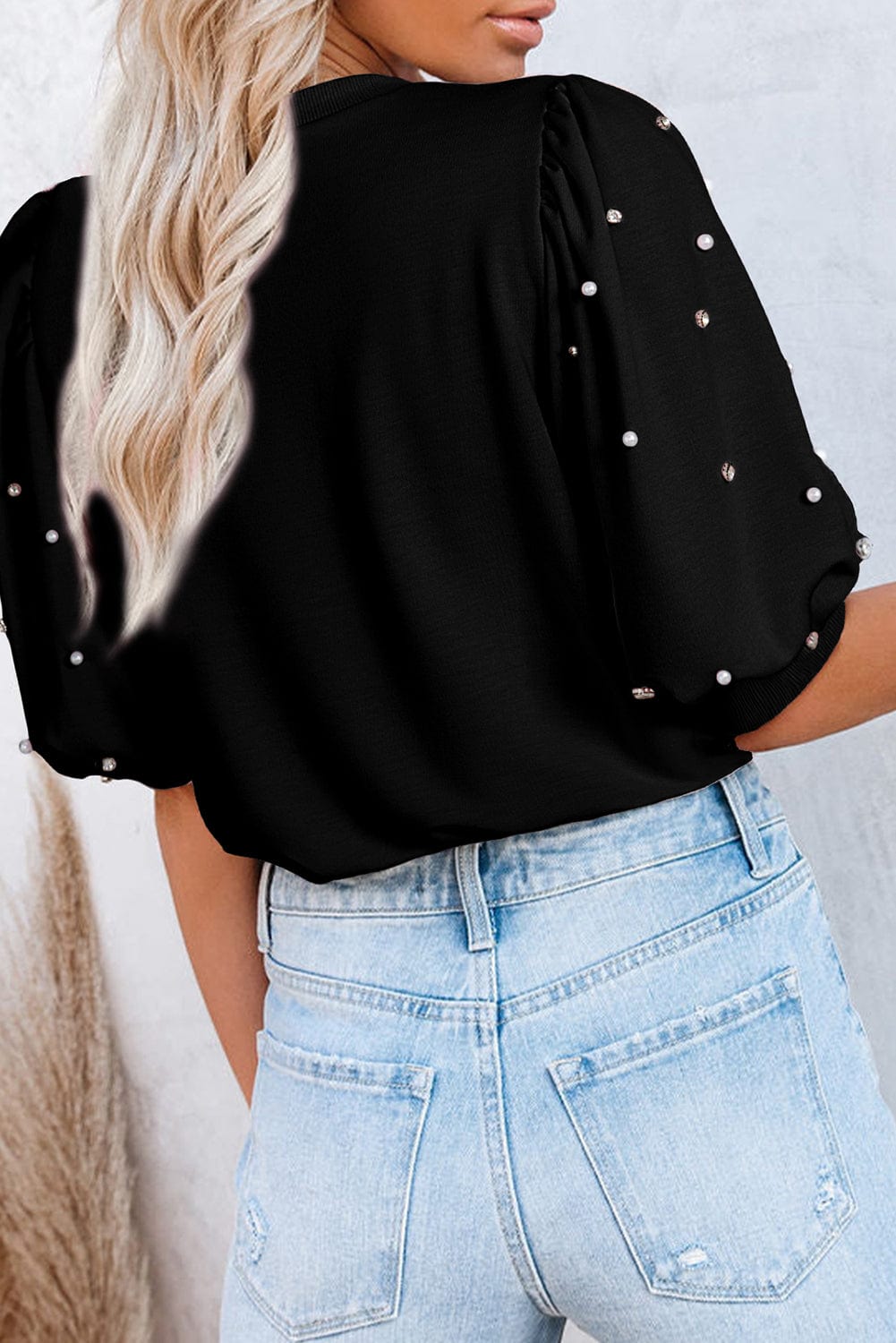 Everyday Pearl Embellished Top