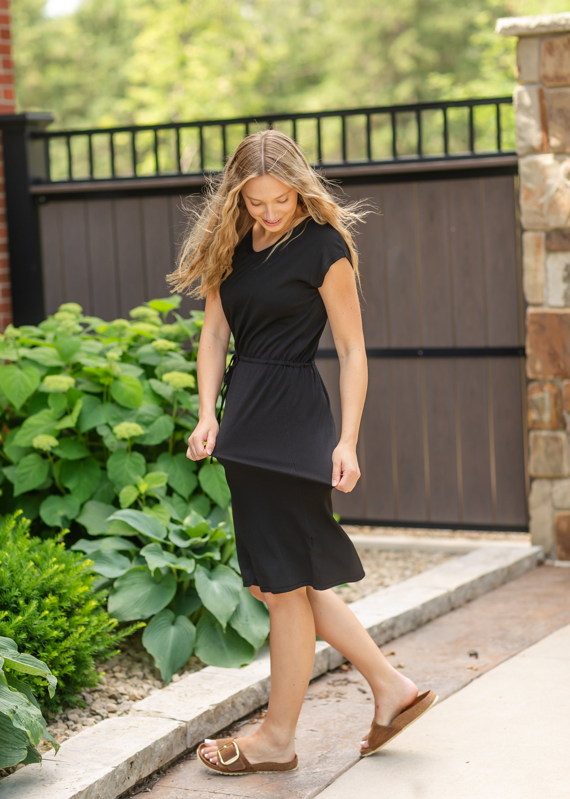 Eliza Knit Midi Dress Inherit Co.